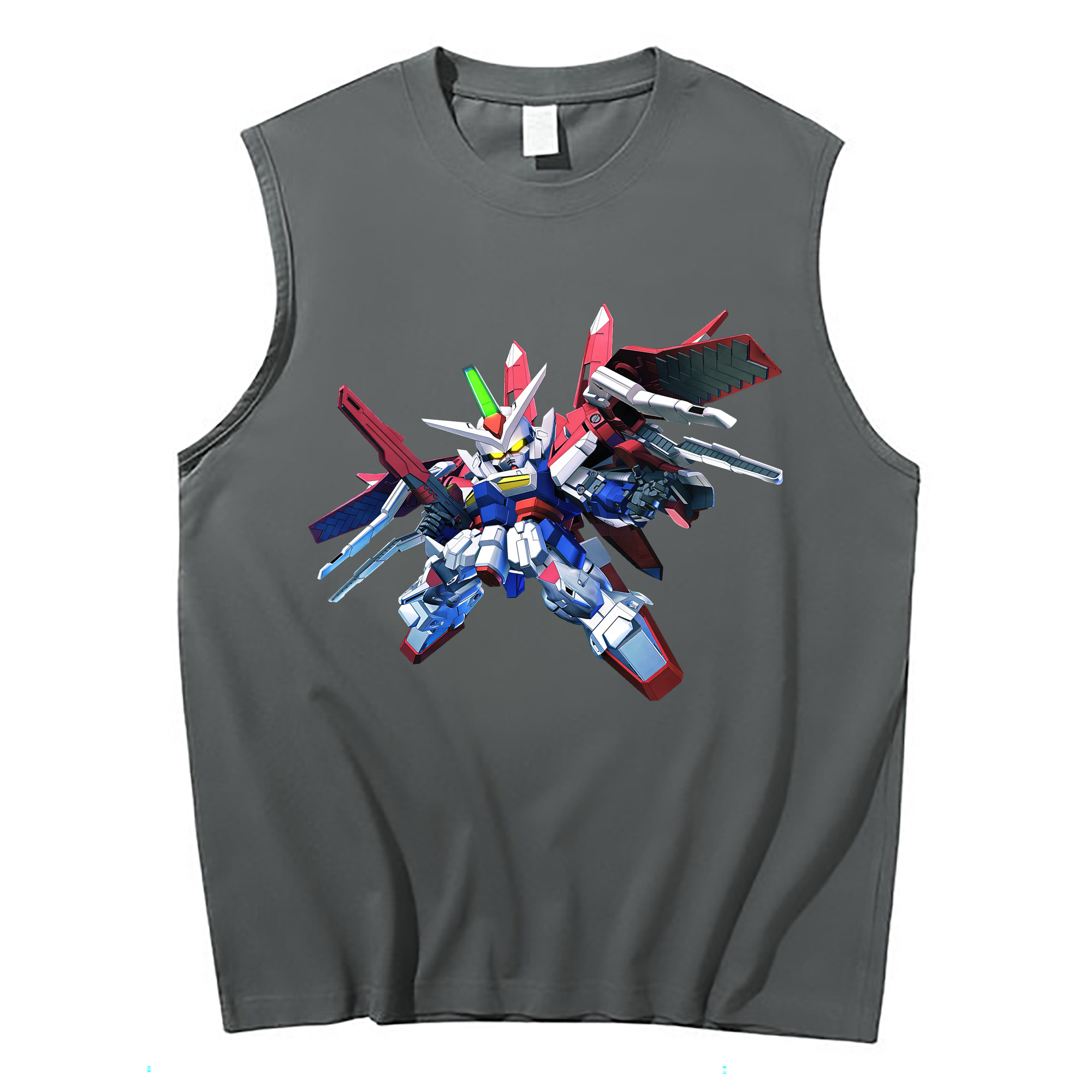 （画像用） 機動戦士ガンダム Mobile Suit Gundam コットン100％タンクトップ（フロントプリント）